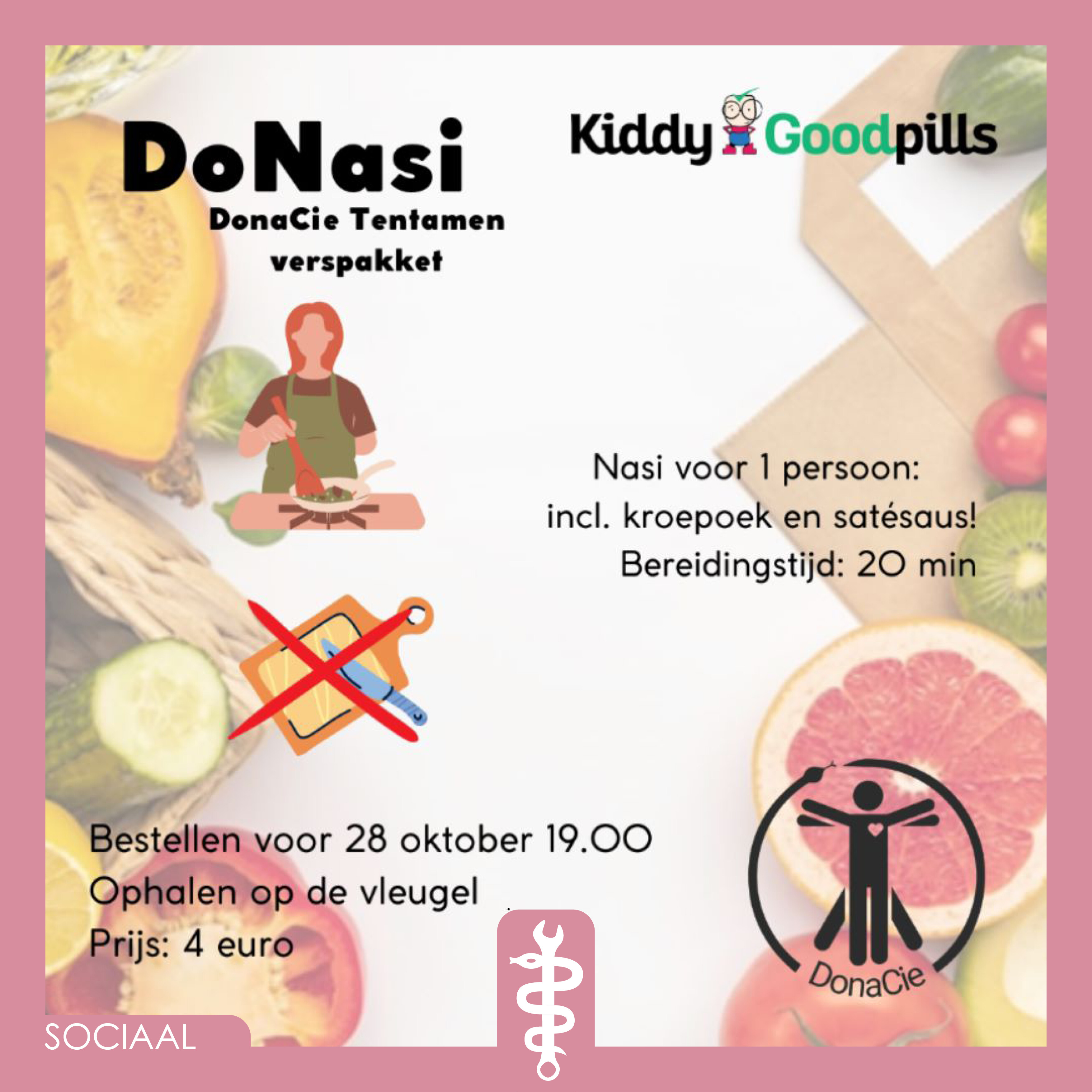 DonaCie Donasi tentamen verspakket